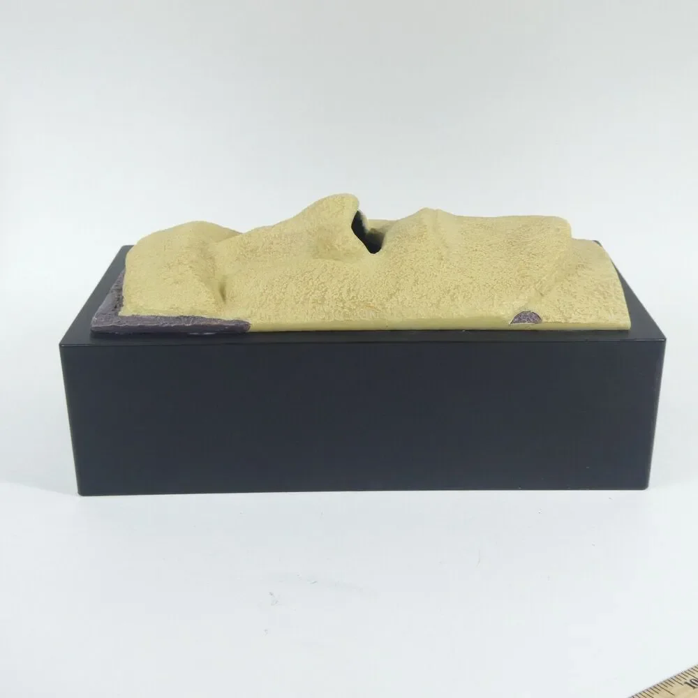 Easter Island Moai Head Tissue Box Holder Cover Tiki Rotary Hero